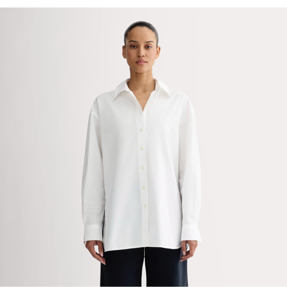 Everlane Boyfriend White Button down Size M